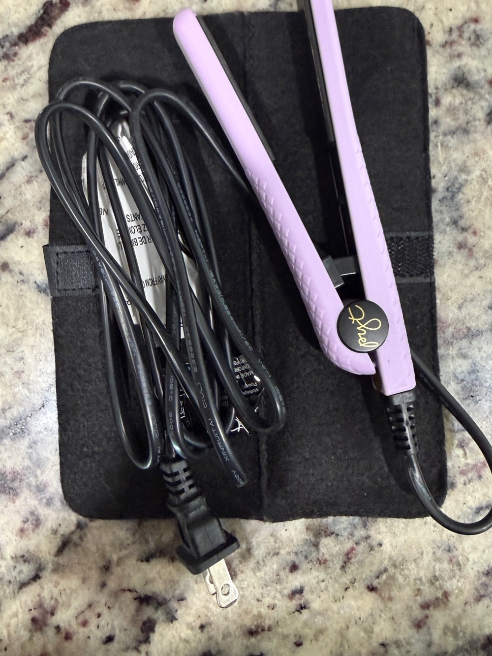 Lilac Mini Hair Straightener by pyt- Portable Travel Flat Iron